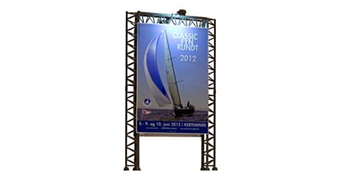 Panou publicitar, iluminat