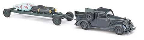 Mercedes 170V cu remorca