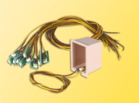 Set iluminare casute, lumina alba