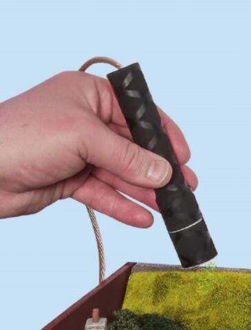 Aplicator iarba electrostatic, de precizie