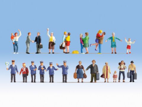 Set XL figurine " La gara"