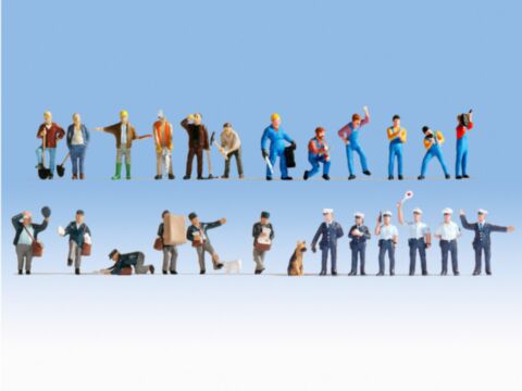 Set XL figurine "La munca" 