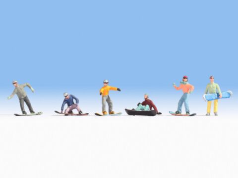 Figurine "la snowboard"