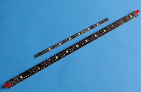 Iluminare vagon calatori, etajat - digital (alb cald)