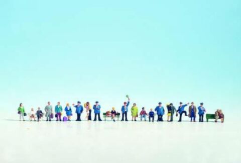 Mega set figurine "in gara"