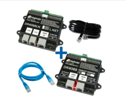 Set module feedback LocoNet, 32 canale