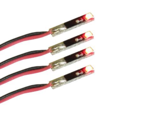 Module cu led, rosu. (4 buc)