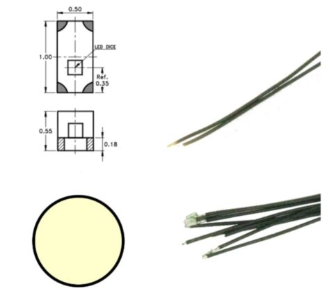 Led cu fire conexiune, alb-cald