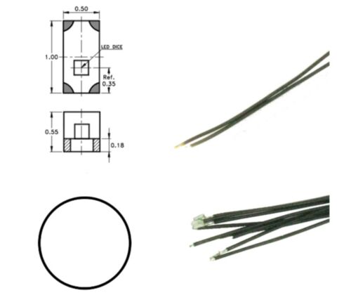 Led cu fire conexiune, alb