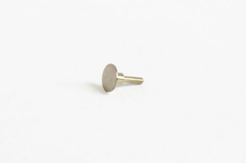 Tampon metalic rotund