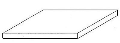 Set 4 placi abs 0.75 mm