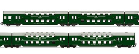 Rama 4 vagoane etajate, DR