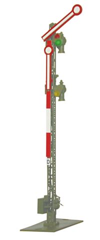 Semnal mecanic si luminos, brat dublu