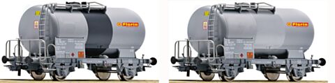 Set 2 vagoane cisterna "Florin", SBB