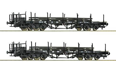 Set 2 vagoane platforma, OBB