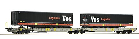 Vagon articulat transport semiremorci