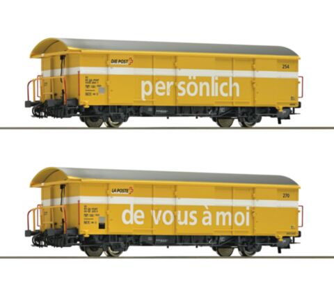 Set 2 vagoane de posta, SBB