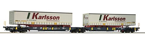 Vagon articulat transport autotren, Green Cargo