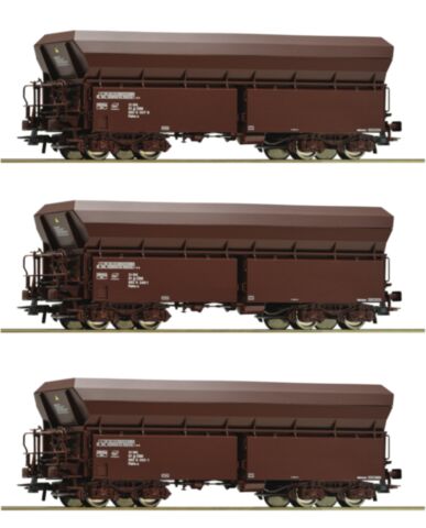 Set 3 vagoane cu autodescarcare, OBB