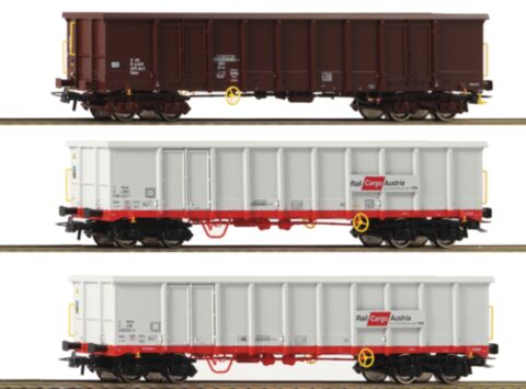 Set 3 vagoane gondola, OBB