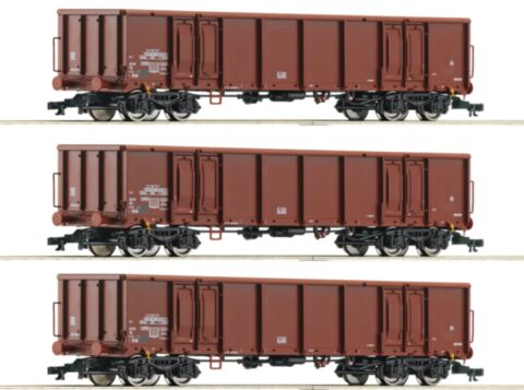 Set 3 vagoane gondola, DR