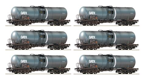 Set 6 vagoane cisterna, GATX