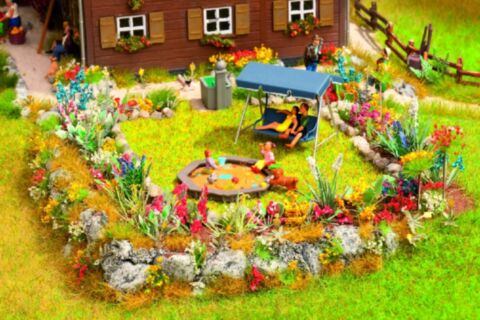 Set complet gradina cu flori