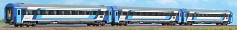 Set 3 vagoane de calatori Eurocity "Hungaria"