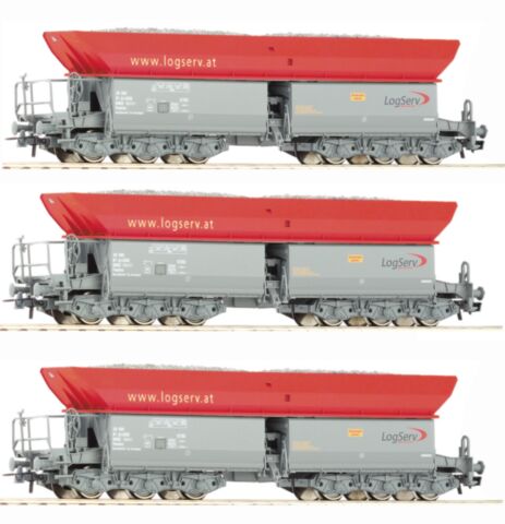 Set 3 vagoane cu autodescarcare, Logserv