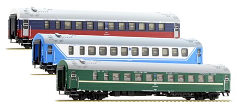 Set 3 vagoane de dormit "D 1248/1249 Saratov-Express"
