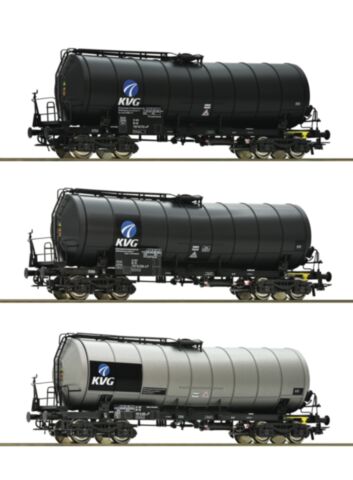 Set vagoane cisterna KVG, DB