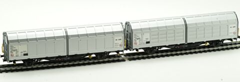 Set 2 vagoane cu pereti culisanti, BDZ