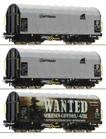 Set vagoane cu prealata, Captrain