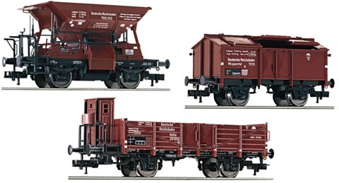 Set 3 vagoane marfa, DRG