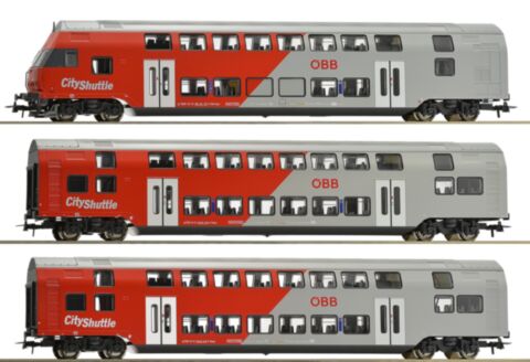 Set vagoane etajate calatori OBB