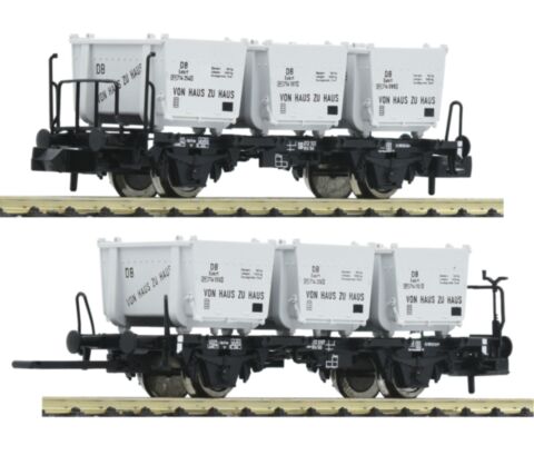 Set vagoane transp. containere, DB