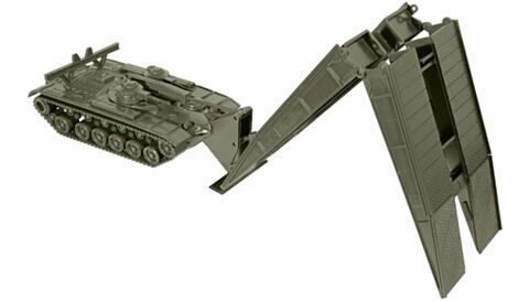 Tanc M 48 cu pod mobil