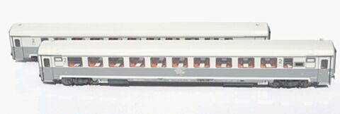 Set 2 vagoane CFR, ava 200, clasa 2, interRegio