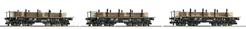 Set 3 vagoane transport greu, DR