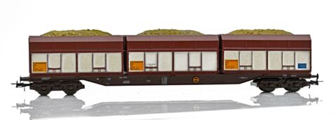 Vagon marfa cu containere tip siloz, NSB