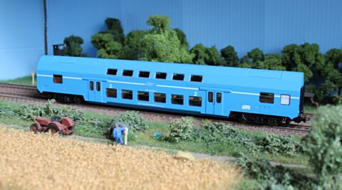 Vagon calatori etajat, CFR