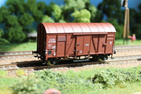 Vagon acoperit tip Gvsf, CFR
