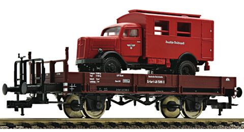 Vagon deschis cu camion, DRG