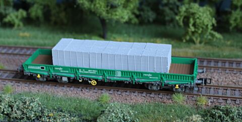 Vagon platforma cu incarcatura, Renfe